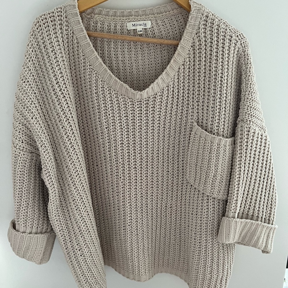 No Rest For Bridget Crochet Sweater